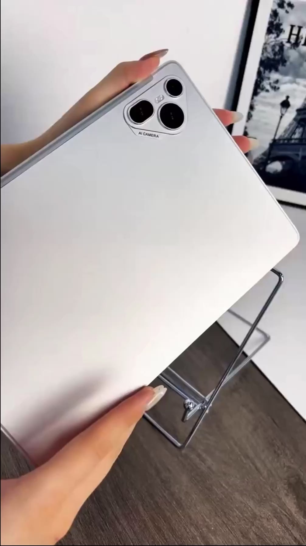 Tablette Tactile Intelligente – Caméras HD et Batterie Longue Durée pour Famille et Travail