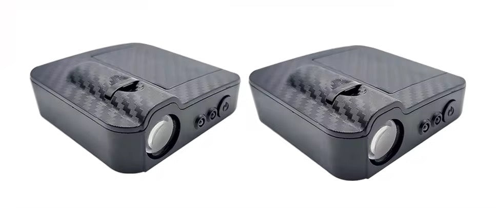 Projecteur de Logo LED Sans Fil pour Portière – Lampe de Courtoisie Infrarouge Haute Définition, Finition Carbone & Installation Universelle - HGL - CHINA