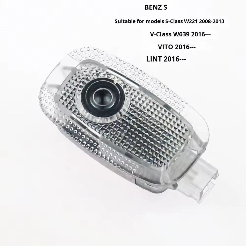Projecteur de Logo LED Sans Fil pour Portière – Lampe de Courtoisie Infrarouge Haute Définition, Finition Carbone & Installation Universelle - HGL - CHINA