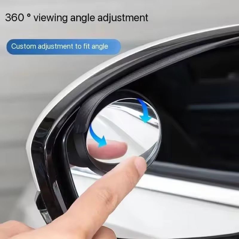 Rétroviseur d'Angle Mort Grand Angle – Miroir Convexe Auxiliaire, Protection Anti - Pluie et Design Carbone pour Sécurité Auto - HGL - CHINA