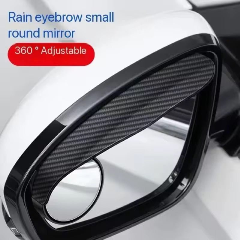 Rétroviseur d'Angle Mort Grand Angle – Miroir Convexe Auxiliaire, Protection Anti - Pluie et Design Carbone pour Sécurité Auto - HGL - CHINA