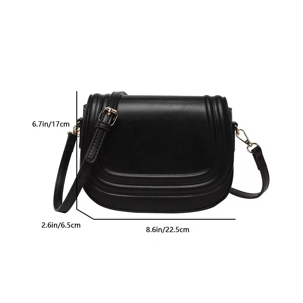 Sac à Main Bandoulière Tendance 2025 – Design Rétro Chic, Cuir Souple et Fermeture Éclair Sécurisée pour Femme - HGL - CHINA