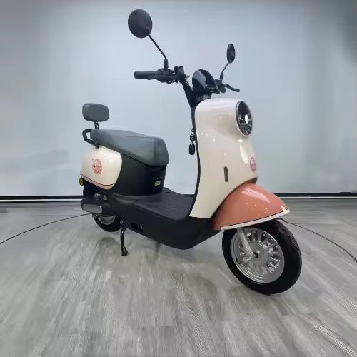 Scooter Électrique Vintage "Retro Chic" – Batterie 48V 20Ah, Autonomie Urbaine & Design Compact pour Ville - HGL - CHINA