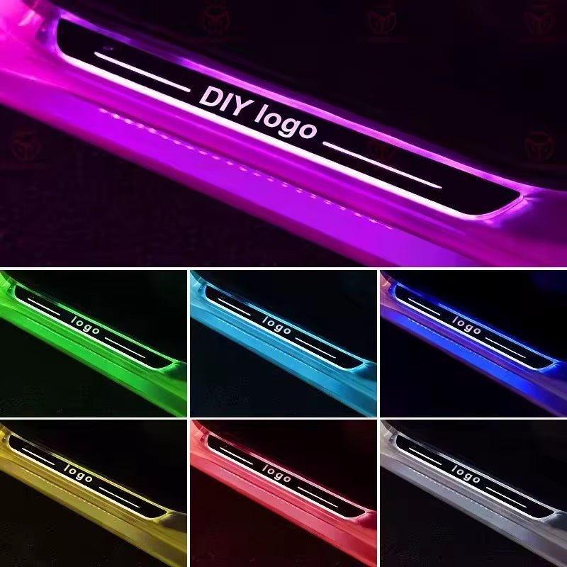 Seuil de Porte LED Lumineux Sans Fil – Pédale de Bienvenue Magnétique, Éclairage Personnalisable pour MG (HS, ZS, MG5, MG7) & Multi - Marques - HGL - CHINA
