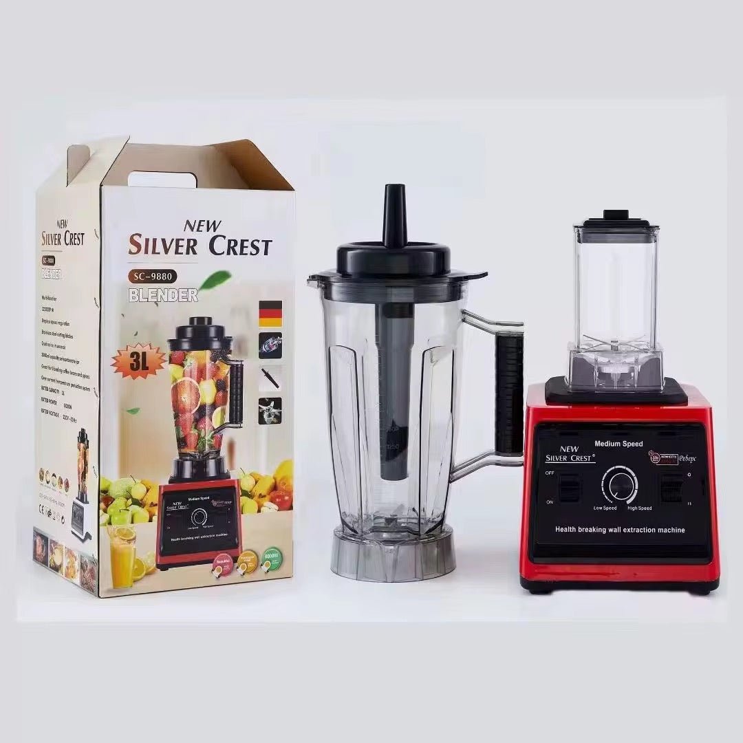 Super Blender - mixeur Professionnel Silver Crest - 8000W & Capacité 3L - HGL - CHINA